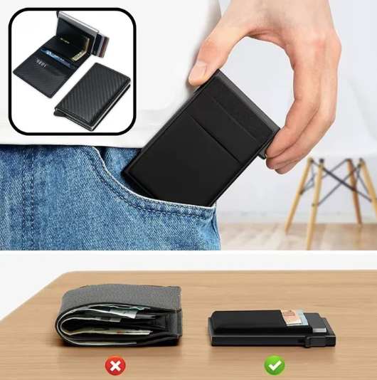 💳✨ Billetera Inteligente: Seguridad y Estilo en tu Bolsillo 🔒🚀 ¡Paga al Recibir! 🛒✅