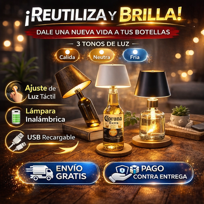Lampara De Botella De Vino Recargable